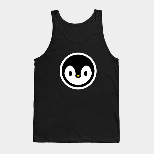 Penguin Bird Cartoon Animal Lover Pet Owner Cute Vintage Ice Bambu Brand Tank Top by Bambu